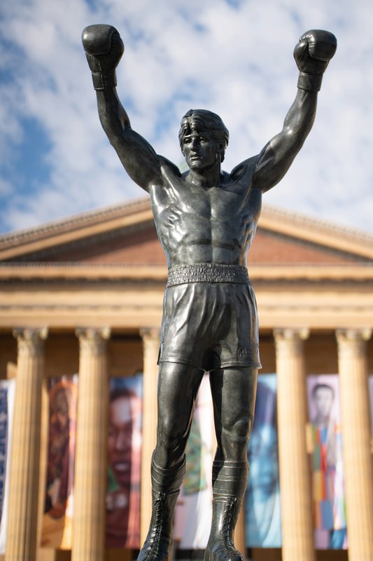 Rocky Statue